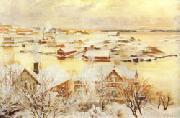 Albert Edelfelt December Day oil painting